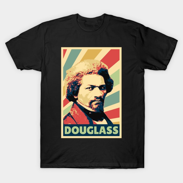 Frederick Douglass Vintage Colors T-Shirt by Nerd_art